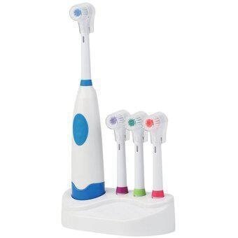 Електрична зубна щітка з насадками Electric ToothBrush на батарейках від компанії Show Market - фото 1