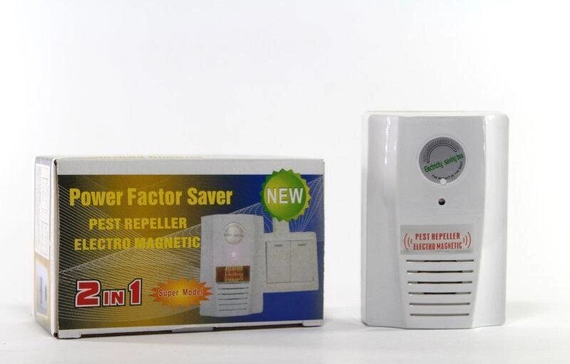 Енергосберегатель і відлякувач щурів, мишей і комах 2 в 1 Power saver Pest reppeler від компанії Show Market - фото 1