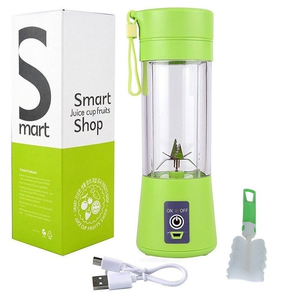 Фітнес блендер - шейкер Smart Juice Cup Fruits USB для коктейлів та смузі, харчової екстрактор від компанії Show Market - фото 1