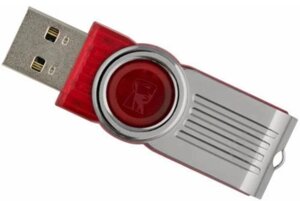 Флеш-накопичувач USB 16Gb Kingston DT101 Червоний, Флешка для ПК