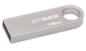 Флеш-накопичувач USB 16Gb Kingston SE9 Метал | Флешка для ПК