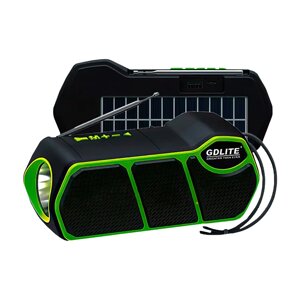 Ліхтар - колонка Solar Bluetooth SPERKER WITH FLASHLIGHT GDLITE, Радіоприймач, Колонка на сонячній батареї