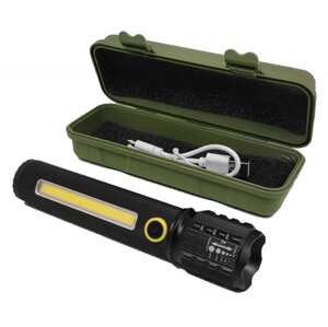 Ліхтарик ручний BL C73 P50 COB + USB CHARGE ⁇ Світлодіодний Led ліхтар на акумуляторі