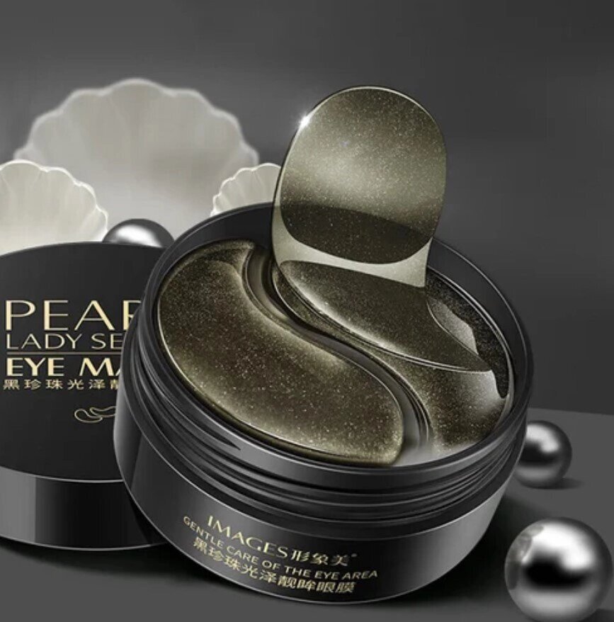 Гідрогелеві патчі PEARL lady series Eye mask з екстрактом чорного перлів, Патчі для очей і обличчя від компанії Show Market - фото 1