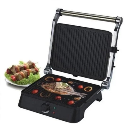 Гриль електричний DSP KB1001 Health Grill (90° 180°) 1400W, Домашній гриль, Електрогриль на кухню від компанії Show Market - фото 1