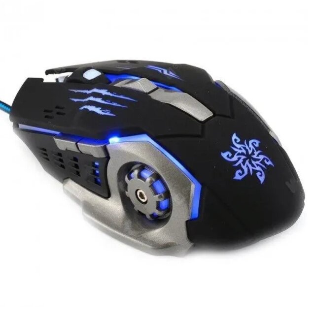 Ігрова дротова мишка GAMING MOUSE X1  ⁇  Геймерська мишка  ⁇  Оптична мишка з підсвіткою від компанії Show Market - фото 1