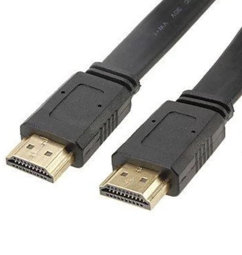 Кабель HDMI 1,5 м локшина, Шнур HDMI-HDMI, Провід від комп'ютера до телевізора від компанії Show Market - фото 1