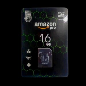 Карта пам'яті micro SDHC 16GB Amazon pro (class 10) (БЕЗ АДАПТЕРА), Мікро СД карта