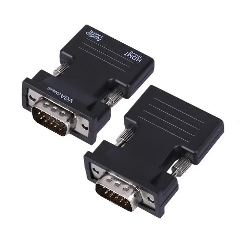 Конвертер HDMI-VGA OUT, Адаптер для перетворення сигналу, Перехідник для пристроїв від компанії Show Market - фото 1