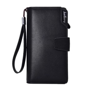 Гаманець S1063 Чорний Wallerry | Чоловічий гаманець-портмоне