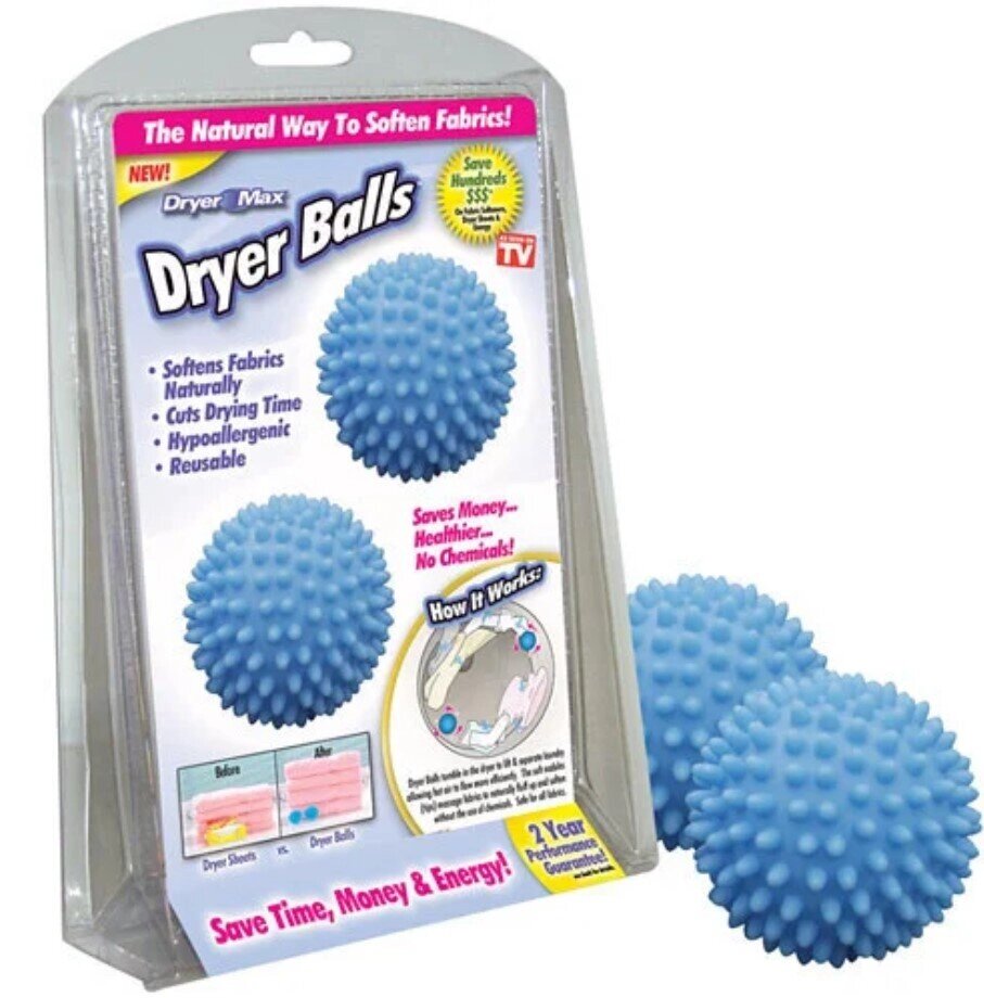 Кульки для прання білизни Ansell Dryer balls, М'ячики для білизни, Кульки для пральної машини від компанії Show Market - фото 1