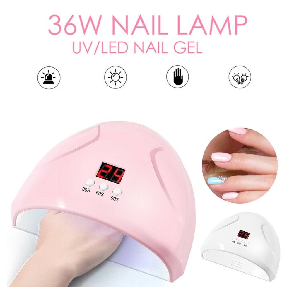 Лампа для нігтів FD 258 Beauty nail 36w, Сушарка для шелаку, Лампа для манікюру і педикюру від компанії Show Market - фото 1