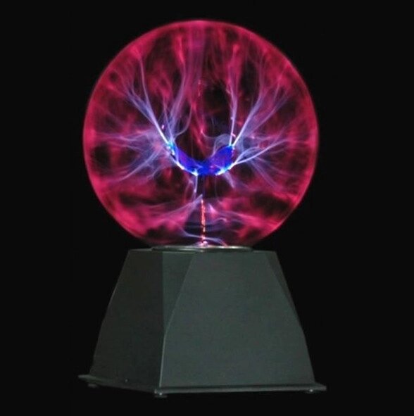 Лампа настільна Куля з блискавками Plasma Ball Magic велика, Нічник Тесла, Світильник Магічний шар від компанії Show Market - фото 1