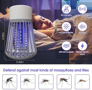 Лампа-вбивця Комарів Dlala Fly Flies GECKO LTX-01, Електричний Знищувач Комах