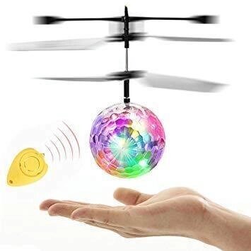 Літаючий кулю м'яч вертоліт світиться сенсор Flying Ball Air led sensor sphere Original size від руки від компанії Show Market - фото 1