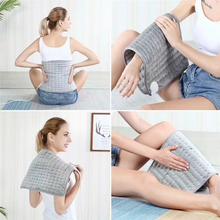 Масажна підстилка MASSAGING WEIGHTED HEATING PAD (LY66) (W65), Флісова електрогрілка від компанії Show Market - фото 1