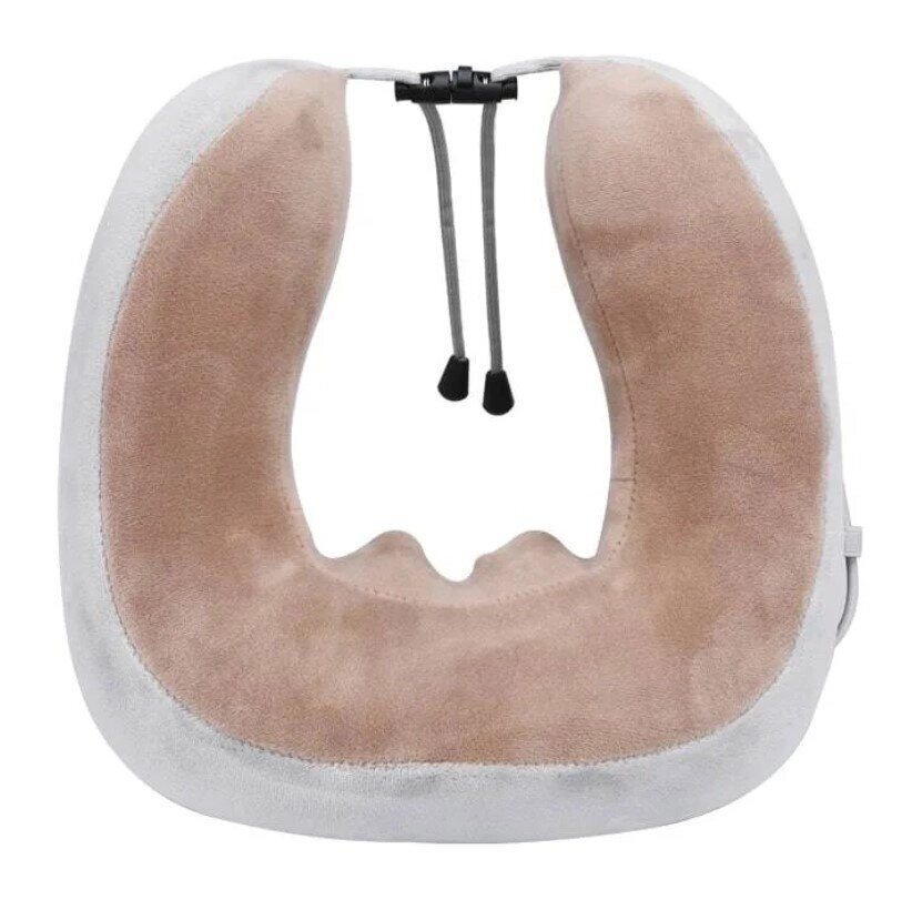 Масажна подушка з вібрацією і функцією пам'яті U-Shaped Massage Pillow ZX-1902, Масажер для шиї від компанії Show Market - фото 1