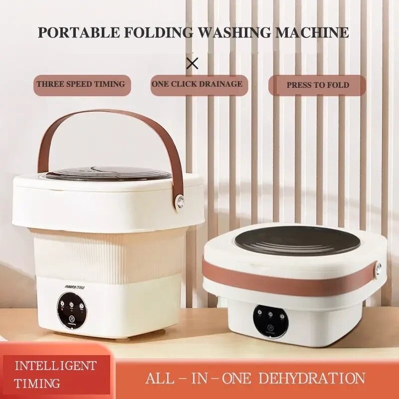 Міні пральна машина Foldable washing machine FP-8806 11L LK202310-39, Портативне складане прання від компанії Show Market - фото 1