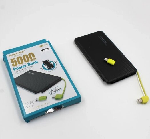 Мобільна зарядка POWER BANK 5000mah PINENG PN 952, Павербанк, Портативний зарядний від компанії Show Market - фото 1