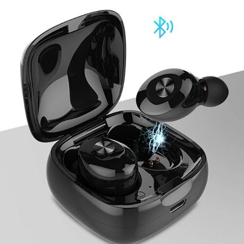 Навушники Bluetooth XG12 ⁇ Бездротові навушники вкладки ⁇ Навушники-гарнітура з мікрофоном у кейсі