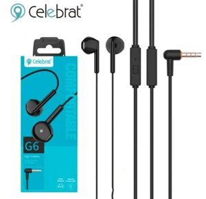 Навушники CELEBRAT G6 дротові | Гарнітури для смартфона | Навушники-вкладиші