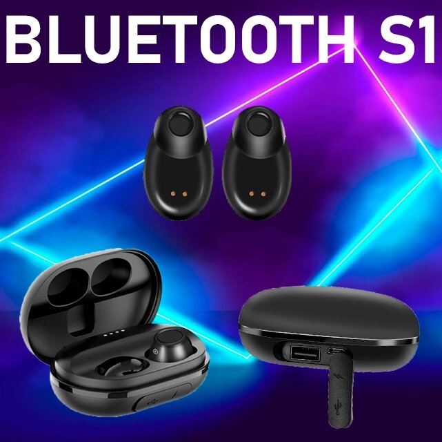 Навушники Bluetooth S1, Бездротова гарнітура від компанії Show Market - фото 1