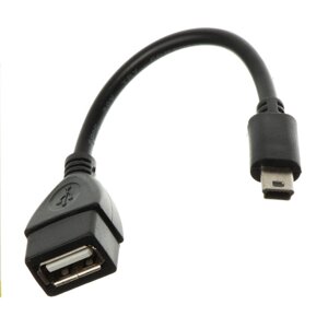 Перехідник USB OTG - Mini USB, Кабель адаптер