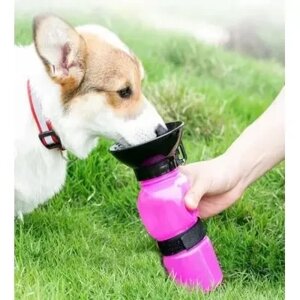 Переносна поїлка DOG WATER BOTTLE, Портативна пляшка напувалка для собак у дорогу