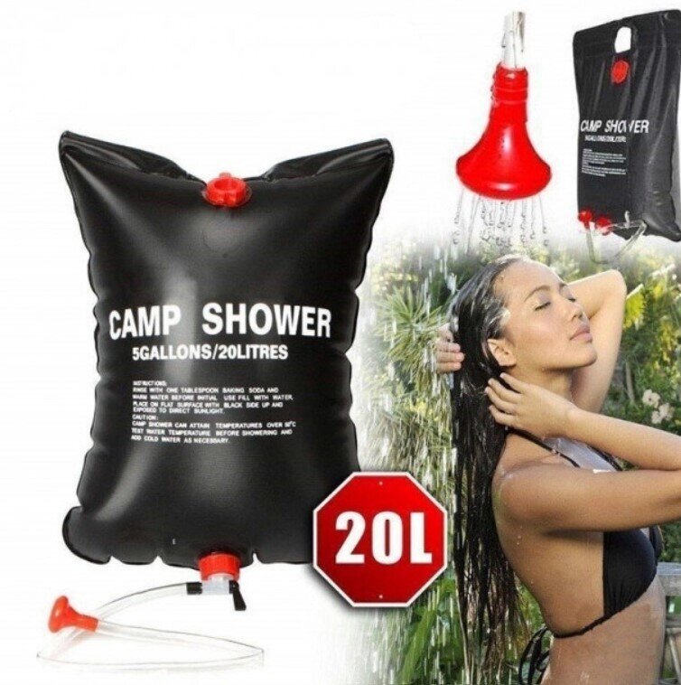 Переносний похідний душ Camp Shower, Туристичний душ, Душ для кемпінгу від компанії Show Market - фото 1