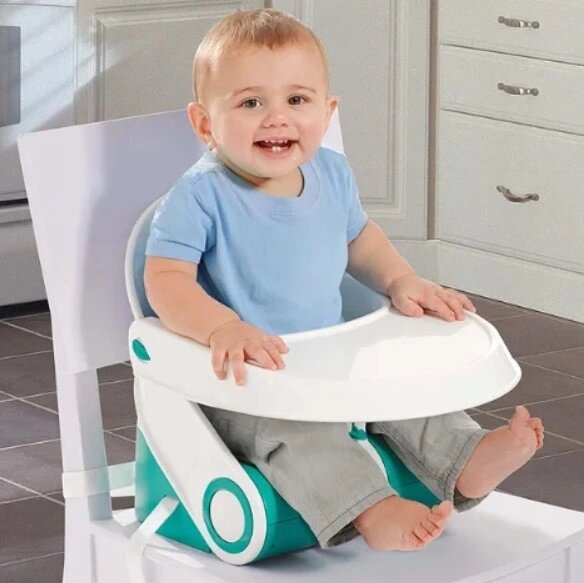 Переносний стільчик для годування Childrens Folding Seat, Дитячий столик для їжі, Стільчик-трансформер від компанії Show Market - фото 1