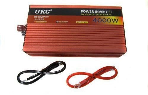 Перетворювач автомобільний інвертор напруги AC/DC AR 4000W 24V від компанії Show Market - фото 1