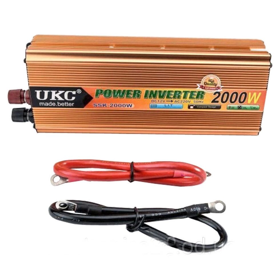 Перетворювач автомобільний інвертор напруги AC/DC SSK 2000W 24V від компанії Show Market - фото 1