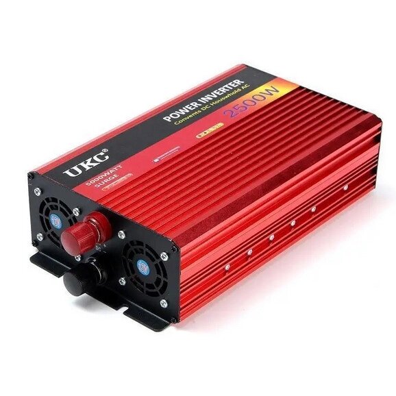 Перетворювач напруги AC/DC AR 2500W 12V-220V, Підвищувальний інвертор, Автоінвертор від компанії Show Market - фото 1