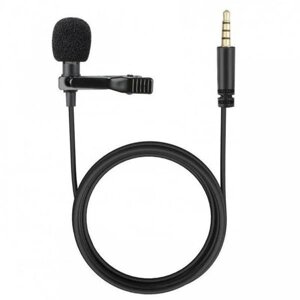 Мікрофон Media Microphone DM MK-01 AUX 3.5 mm, Петличний мікрофон, Петличка