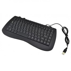 Клавіатура KEYBOARD MINI KP-988 (K-1000), Комп'ютерна клавіатура usb, Дротова міні-клавіатура