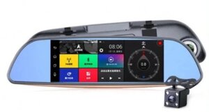 Дзеркало-відеореєстратор D35 (Android) 1/8 (LCD 7, GPS), Реєстратор у машину, Автореєстратор