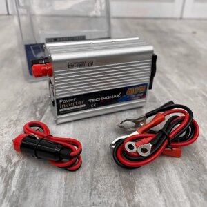 Перетворювач напруги TECHNOMAX 12 V 600 W, Інвертор в автомобіль