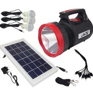 Портативна сонячна автономна система Solar Light RT-906BT (MP3, радіо, Bluetooth, 3 лампочки)