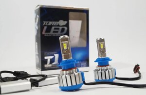 Автолампи LED T1 H7, Лід лампа фари в, Світлодіодна лампа для авто