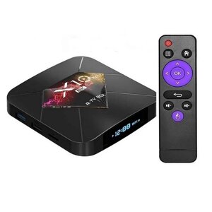 Приставка смарт TV Box Андроїд 9.0 X10 Plus 4/64 Гб menu Smart приставка для телебачення ТБ бокс на Android