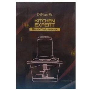 Подрібнювач овочів, фруктів і м'яса 2L FOOD PROCESSOR QL-801, Мультислайсер електричний