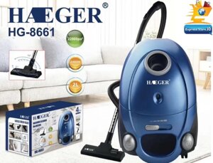 Вакуумний пилосос Haeger HG-8661 2400Вт, Ручний пилосос з мішком, Пилосос для збору пилу