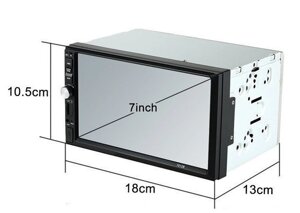 Автомагнітола MP5 2DIN 7012 Little USB + рамка, Автомобільна магнітола, USB+Bluetoth+Камера