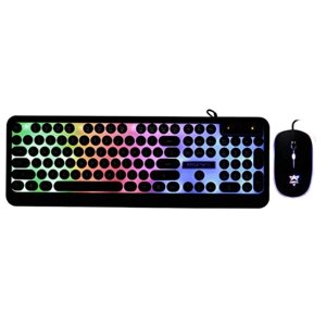 Клавіатура LED GAMING KEYBOARD+Mouse HK3970, Комплект клавіатура і миша з підсвічуванням