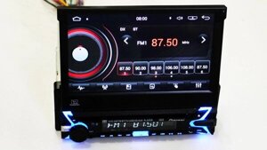 Автомагнітола 1DIN DVD-9505 Android GPS з виїзним екраном, Автомобільна магнітола + пульт управління