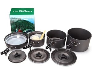 Набір посуду похідний Cooking Set SY-500, Туристичний посуд, Посуд для кемпінгу