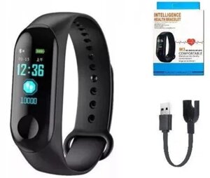 Фітнес-браслет Smart Band M3 + зарядка, Годинники для фітнесу, Фітнес-трекер