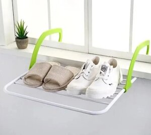 Знімна вішалка для одягу ЗЕЛЕНА Fold Clothes Shelf, Сушарка для речей, Сушарка на батарею