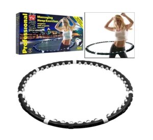 Масажний обруч Massaging Hoop Exerciser, Обруч з магнітами для схуднення хулахуп