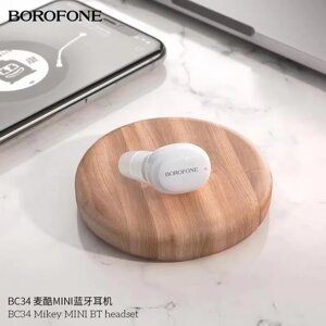 Гарнітура Bluetooth BOROFONE MINI BC34, Бездротовий навушник-гарнітура